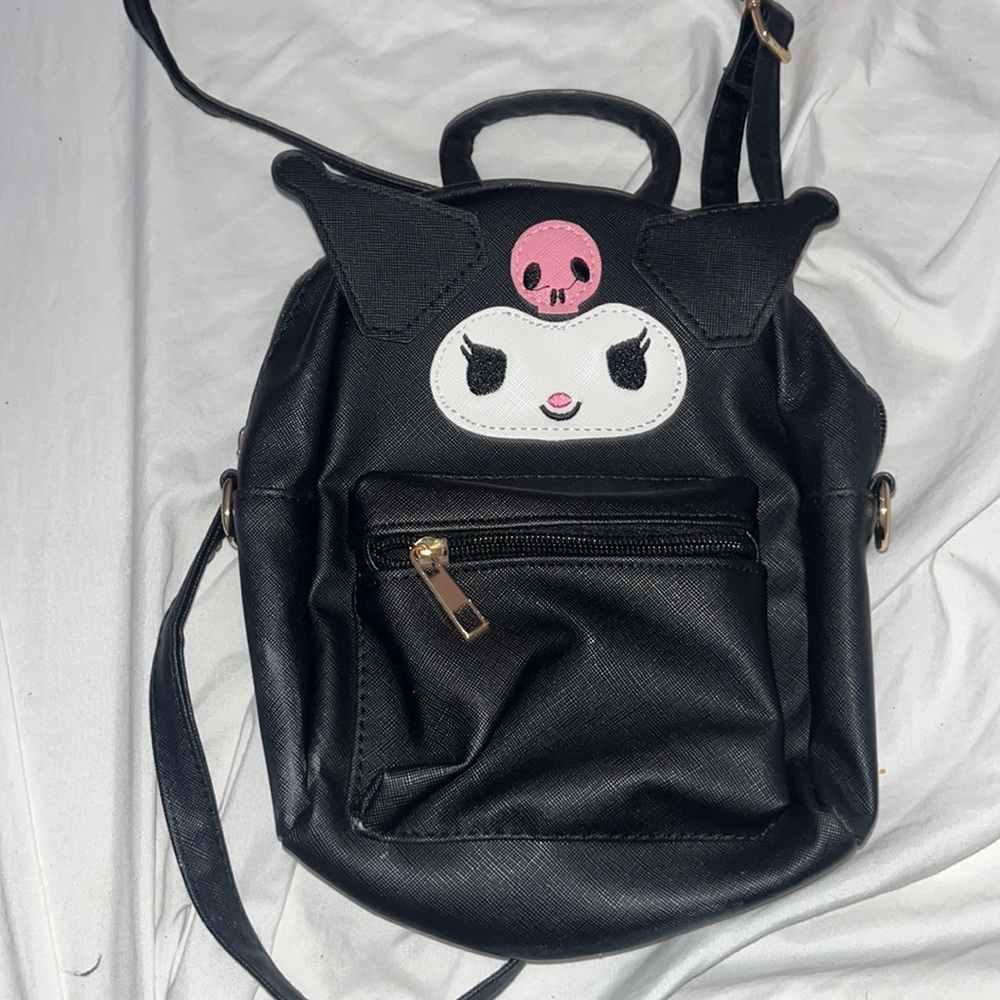 Black kuromi mini bag